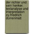 Der Richter und sein Henker. Textanalyse und Interpretation zu Friedrich Dürrenmatt