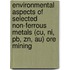 Environmental Aspects Of Selected Non-Ferrous Metals (Cu, Ni, Pb, Zn, Au) Ore Mining