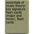 Essentials Of Music Theory: Key Signature Flash Cards (Major And Minor), Flash Cards