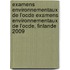 Examens Environnementaux De L'Ocde Examens Environnementaux De L'Ocde, Finlande 2009
