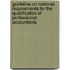 Guideline On National Requirements For The Qualification Of Professional Accountants