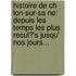 Histoire De Ch Lon-Sur-Sa Ne: Depuis Les Temps Les Plus Recul?'s Jusqu' Nos Jours...