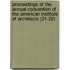 Proceedings Of The Annual Convention Of The American Institute Of Architects (21-22)