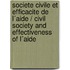 Societe Civile Et Efficacite De L´aide / Civil Society and Effectiveness of L´aide