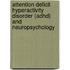 Attention Deficit Hyperactivity Disorder (adhd) And Neuropsychology