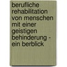 Berufliche Rehabilitation Von Menschen Mit Einer Geistigen Behinderung - Ein Berblick door Sabrina Wolfframm