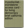 Mypoliscilab - Standalone Access Card - For Living Democracy Brief California Edition door Joanne Connor Green