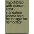 Mypoliscilab With Pearson Etext - Standalone Access Card - For Struggle For Democracy