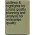 Outlines & Highlights For Jurans Quality Planning And Analysis For Enterprise Quality