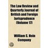 The Law Review And Quarterly Journal Of British And Foreign Jurisprudence (Volume 17)
