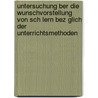 Untersuchung Ber Die Wunschvorstellung Von Sch Lern Bez Glich Der Unterrichtsmethoden by Erik Neumann