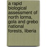 A Rapid Biological Assessment of North Lorma, Gola and Grebo National Forests, Liberia door Peter Hoke