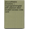 Java Software Solutions + Myprogramminglab With Pearson Etext Student Access Code Card door William Loftus