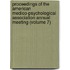Proceedings Of The American Medico-Psychological Association Annual Meeting (Volume 7)