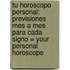 Tu Horoscopo Personal: Previsiones Mes A Mes Para Cada Signo = Your Personal Horoscope