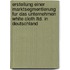 Erstellung Einer Marktsegmentierung Fur Das Unternehmen White Cloth Ltd. In Deutschland