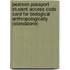Pearson Passport Student Access Code Card For Biological Anthropologically (Standalone)