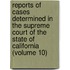 Reports Of Cases Determined In The Supreme Court Of The State Of California (Volume 10)