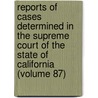 Reports Of Cases Determined In The Supreme Court Of The State Of California (Volume 87) by California Supreme Court
