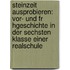Steinzeit Ausprobieren: Vor- Und Fr Hgeschichte In Der Sechsten Klasse Einer Realschule