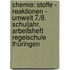 Chemie: Stoffe - Reaktionen - Umwelt 7./8. Schuljahr. Arbeitsheft Regelschule Thüringen