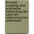 Financial Modeling: Eine Empirische Uberprufung Des Capm Am Osterreichischen Aktienmarkt