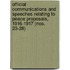 Official Communications And Speeches Relating To Peace Proposals, 1916-1917 (Nos. 23-28)