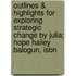 Outlines & Highlights For Exploring Strategic Change By Julia; Hope Hailey Balogun, Isbn
