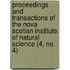 Proceedings And Transactions Of The Nova Scotian Institute Of Natural Science (4, No. 4)