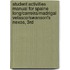 Student Activities Manual For Spaine Long/Carreira/Madrigal Velasco/Swanson's Nexos, 3Rd