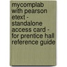 Mycomplab With Pearson Etext - Standalone Access Card - For Prentice Hall Reference Guide by Muriel Harris