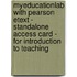 Myeducationlab With Pearson Etext - Standalone Access Card - For Introduction To Teaching