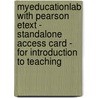 Myeducationlab With Pearson Etext - Standalone Access Card - For Introduction To Teaching by Paul Eggen