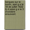 Bergues Sur Le Soom, Assi G E Le 18 De Juillet 1622 & D Sassi G E Le 3 D'Octobre Ensuivant door Lambert De Rycke