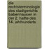 Die Rechtsterminologie Des Stadtgerichts Babenhausen in Der 2. Halfte Des 14. Jahthunderts