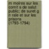M Moires Sur Les Comit S De Salut Public; De Suret G N Rale Et Sur Les Prisons (1793-1794)
