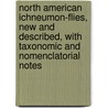 North American Ichneumon-Flies, New And Described, With Taxonomic And Nomenclatorial Notes door Robert Asa Cushman