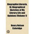 Biographia Literaria, Or, Biographical Sketches Of My Literary Life And Opinions (Volume 1)