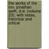 The Works Of The Rev. Jonathan Swift, D.D. (Volume 23); With Notes, Historical And Critical