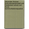 Alexander Thomas' Kulturstandardmodell Und Friedemann Schulz Von Thuns Kommunikationsquadrat by Friederike Knoblauch