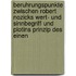 Beruhrungspunkte Zwischen Robert Nozicks Wert- Und Sinnbegriff Und Plotins Prinzip Des Einen