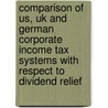 Comparison Of Us, Uk And German Corporate Income Tax Systems With Respect To Dividend Relief by Benjamin Mahr