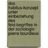 Das Habitus-Konzept Unter Einbeziehung Des Feld-Begriffes In Der Soziologie Pierre Bourdieus