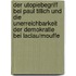 Der Utopiebegriff Bei Paul Tillich Und Die Unerreichbarkeit Der Demokratie Bei Laclau/Mouffe