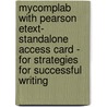 Mycomplab With Pearson Etext- Standalone Access Card - For Strategies For Successful Writing door Robert von der Osten