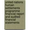 United Nations Human Settlements Programme Financial Report And Audited Financial Statements by United Nations Human Settlements Programme
