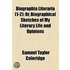 Biographia Literaria (Volume 1-2); Or, Biographical Sketches Of My Literary Life And Opinions