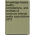 Knowledge-Based Audits, Compilations, and Reviews of Common Interest Realty Associations 2012