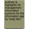Outlines & Highlights For Management Information Systems For The Information Age By Haag Isbn by McCubbrey