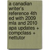A Canadian Writer's Reference 4th Ed With 2009 Mla And 2010 Apa Updates + Compclass + Nettutor door Diana Hacker